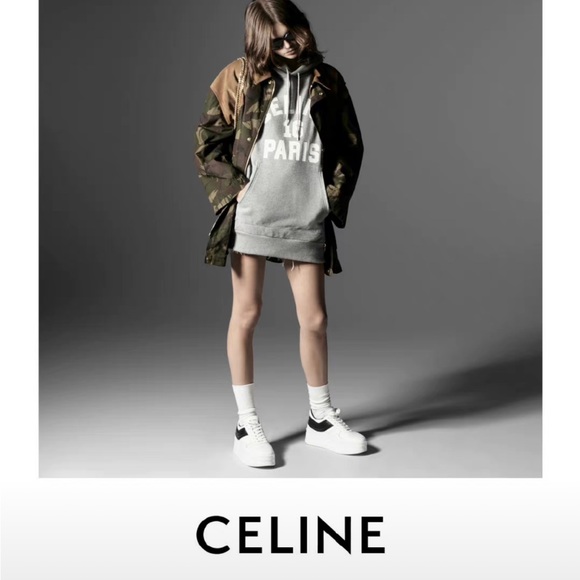 celine gray hoodie